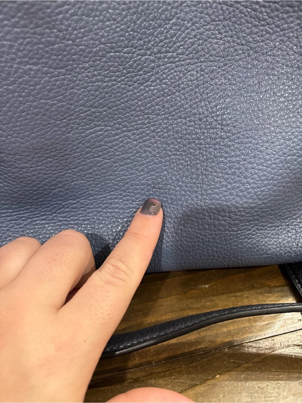 Coach Hanna Pebble Leather Shoulder Bag